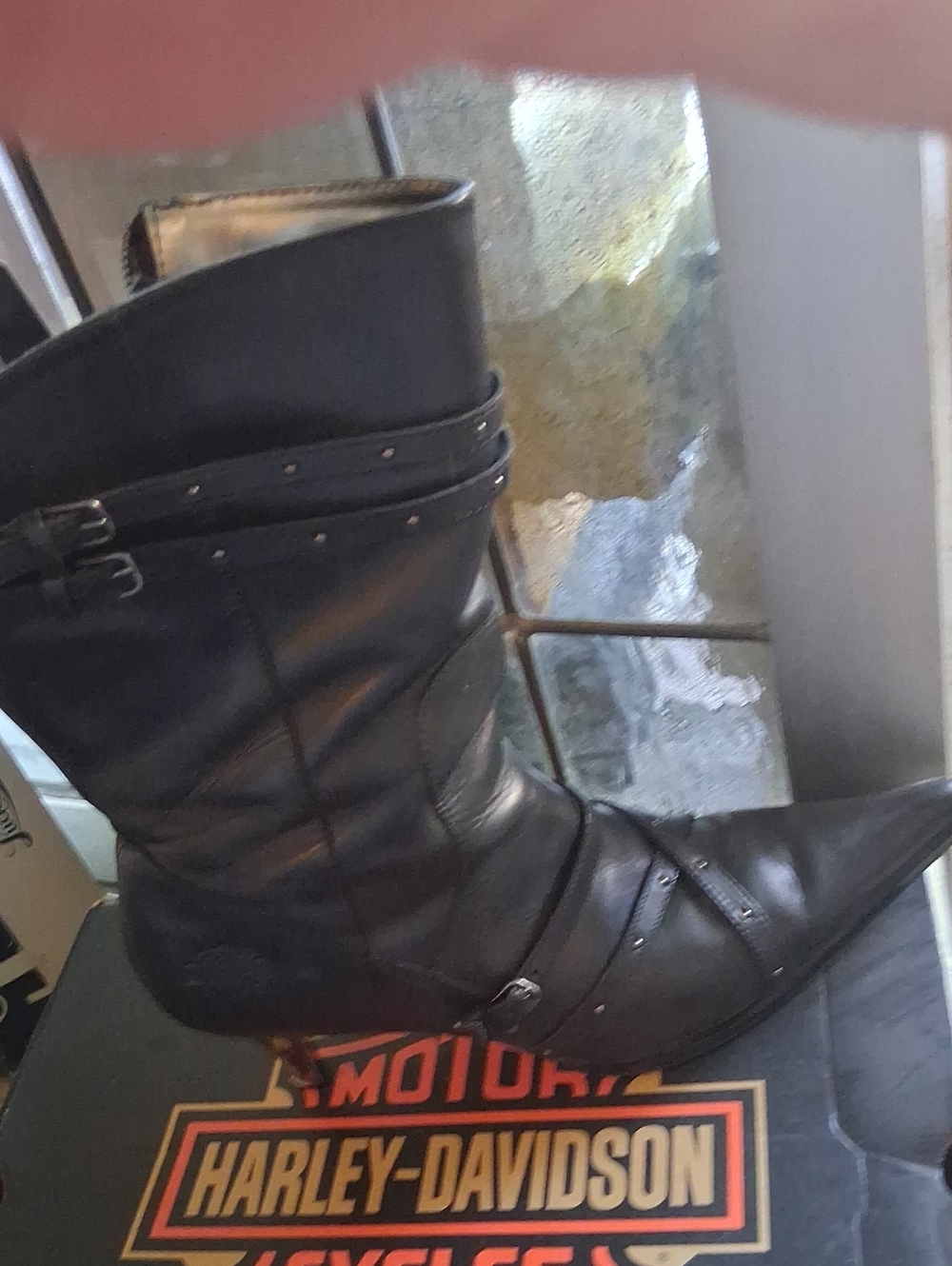 Harley davidson boots size ten